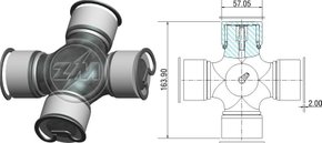 CRUZETA SCANIA S-4 114/124 TRAÇADO   CZ 277